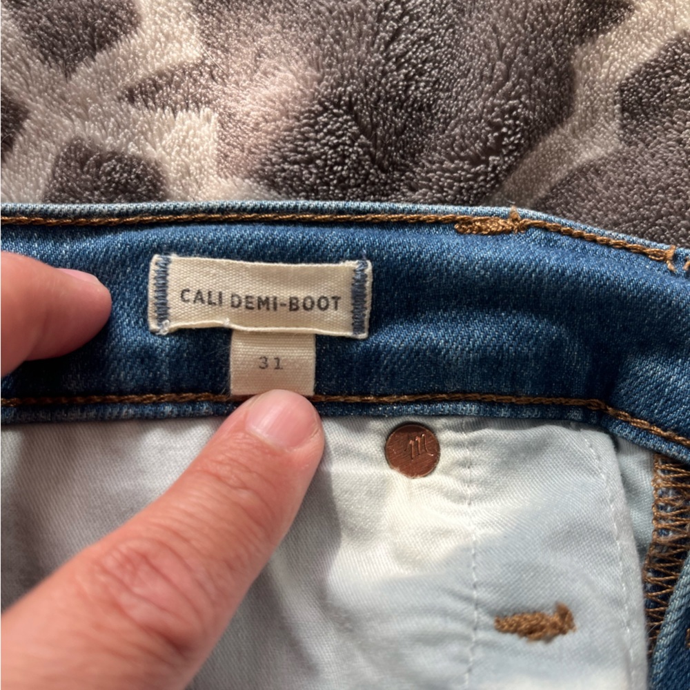 Women’s Madewell Cali Demi Boot Jeans size 31